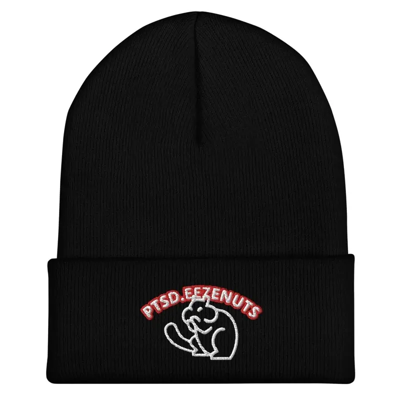 PTSD.EEZENUTS squirrel beanie